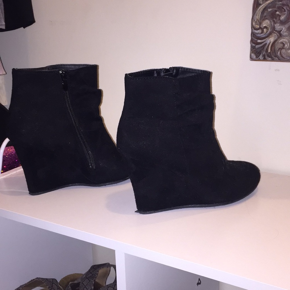 Black booties